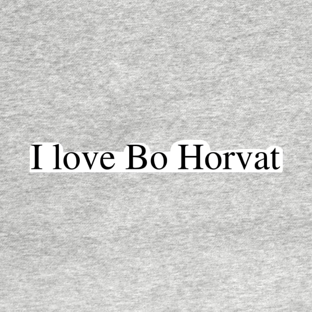 I love Bo Horvat by delborg